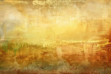 grunge background with gold color