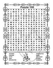 Mother's Day Word Search Puzzles Page 100