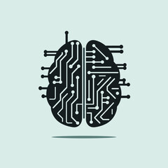 illustration of a brain board