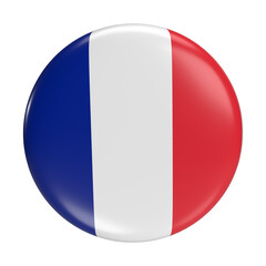 France flag icon - Euro 2024 - obrazy, fototapety, plakaty