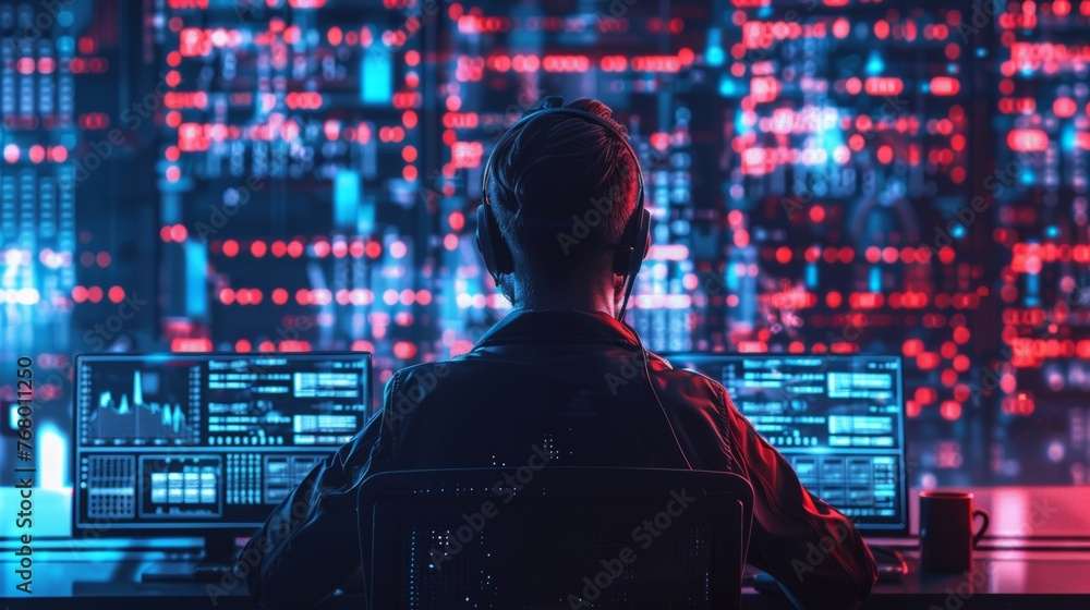 Poster an it specialist overseeing a network firewall to defend a large network of servers, storage systems