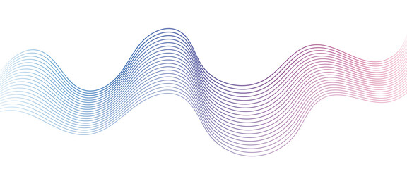 Abstract wavy lines background element. Suitable for AI, tech, network, science, digital technology theme	
