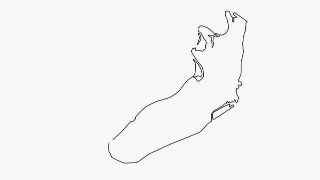 sketch map of Iquitos in peru
