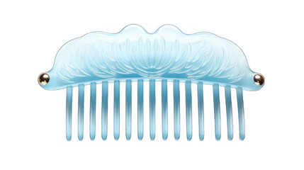 High quality , hair comb with light blue colour png