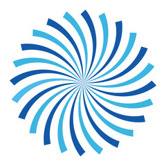 Circle Retro Sunburst