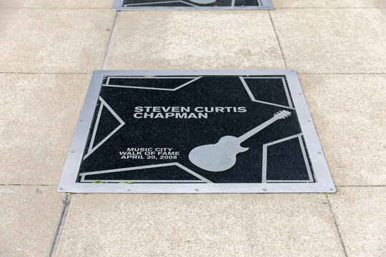 Steven Curtis Chapman star on the Music City Walk of Fame in Nashville, TN