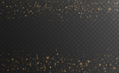 Golden dust light png. Bokeh light lights effect background. Christmas glowing dust background. Christmas Stars, Christmas Time 