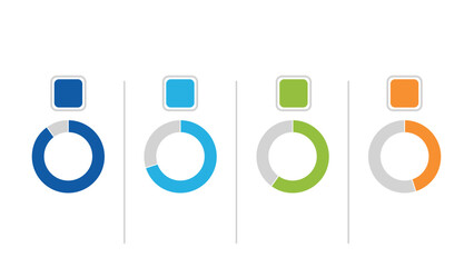 Pie Chart infographic presentation layout fully editable.