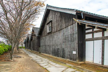 Fototapeta premium Sakata, Sankyo Rice Storehouses, Japan