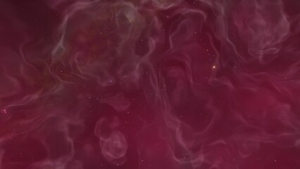 Cosmic background with a blue purple nebula and stars
