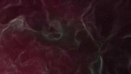 Cosmic background with a blue purple nebula and stars
