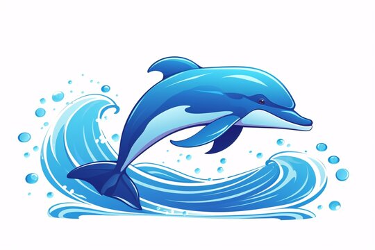 a dolphin jumping out of water