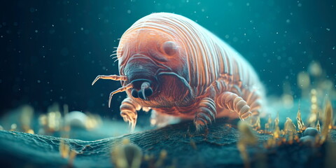 animals like tardigrades or rotifers, showcasing their unique features.Generative AI