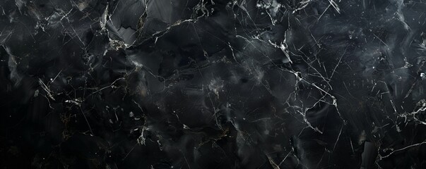 Luxurious black marble texture, perfect for elegant design projects. Ideal for wallpapers, art compositions, and interior decor, adding a touch of sophistication.