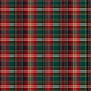 Traditional tartan plaid in red and green tones 01 - Perfectly repeating background pattern for your designs