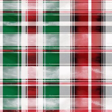 Rustic plaid pattern in red, green and white 02 - Perfectly repeating background pattern for your designs