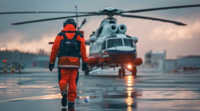 Helicopter emergency medical service.