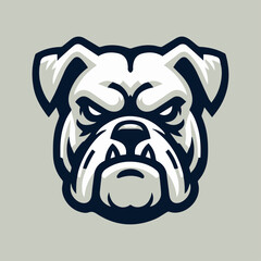 Bulldog Sports Mascot Vector Logo: Dynamic, Customizable & School Spirit-Boosting Design