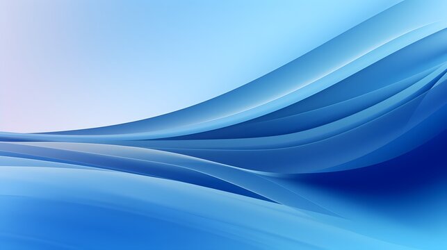 Wavy blue abstract minimalist background. Timeless design with smooth wavy pattern.