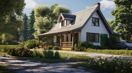 A photo of a Simple and Elegant Bungalow