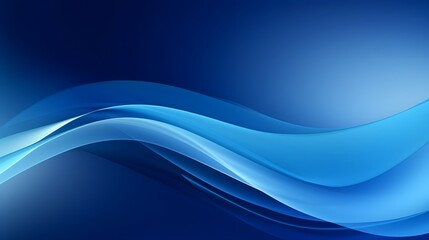 Wavy blue abstract minimalist background. Timeless design with smooth wavy pattern.