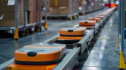 Efficient Parcel Sorting: Revolutionizing Logistics with AMR and AGV Systems