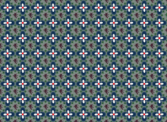 Flower style pattern background
