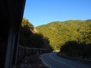 Rhodope narrow gauge train (Rhodope Mountains, Bulgaria)