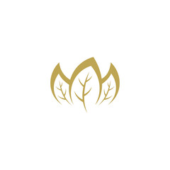 Obraz premium Tobacco leaf logo Icon,Vector logo for natural tobacco
