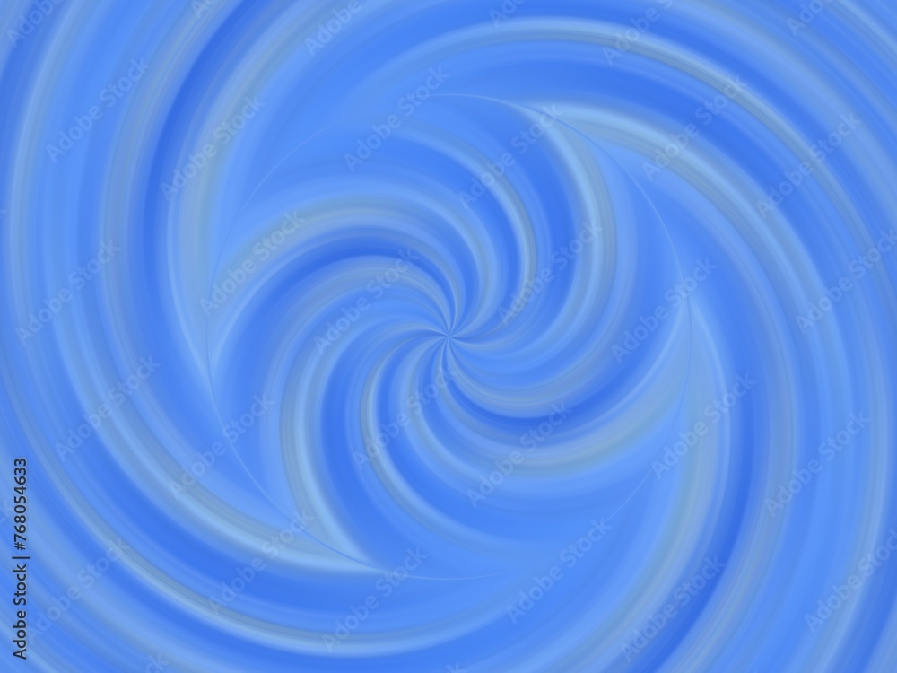 Poster background with vortex and rays and blue color - abstract graphic with effect of depth of space, mot