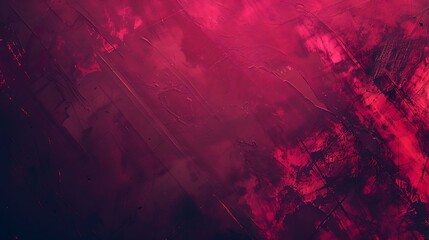 Abstract red grunge background with rough edges and a dark vignette. - obrazy, fototapety, plakaty