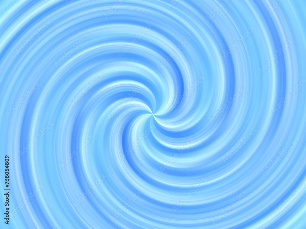 Poster background with vortex and rays and blue color - abstract graphic with effect of depth of space, mot