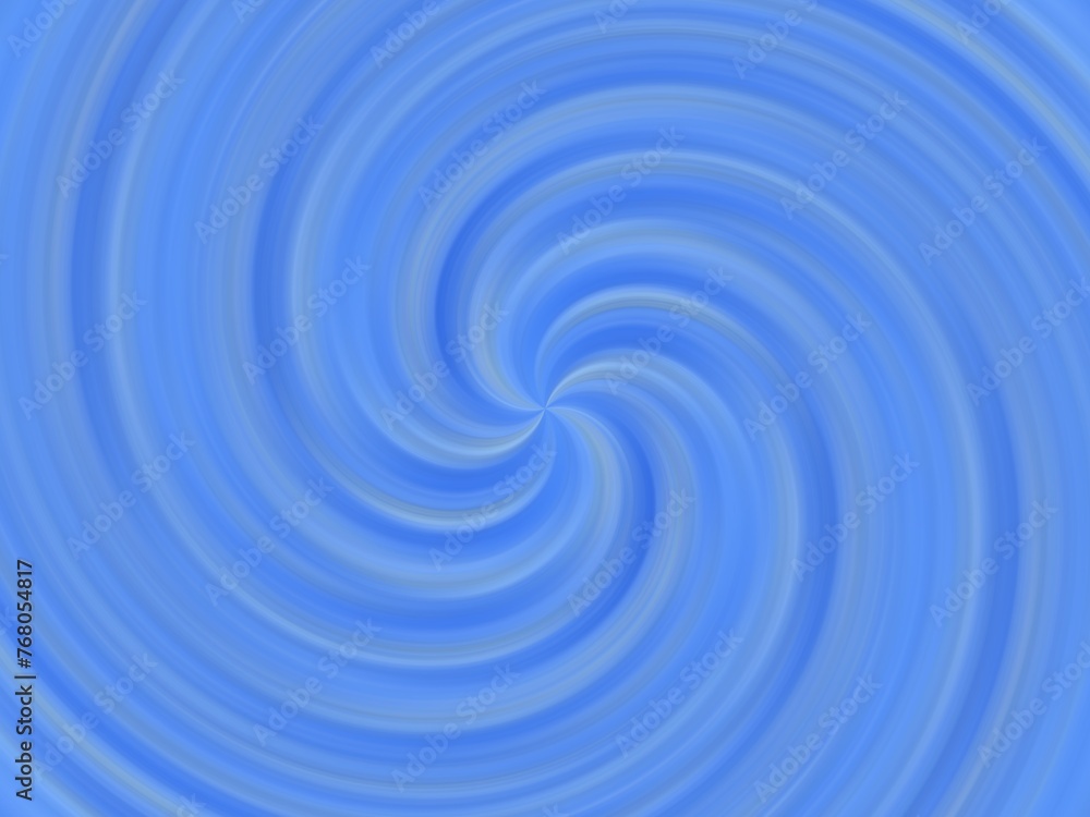 Poster background with vortex and rays and blue color - abstract graphic with effect of depth of space, mot
