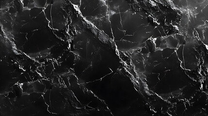 The image is a black marble texture with white veins.