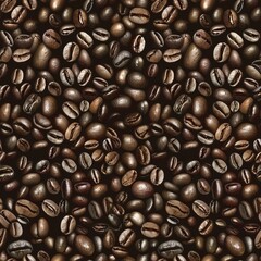 Detailed close up view of remarkably realistic coffee beans to enhance search visibility