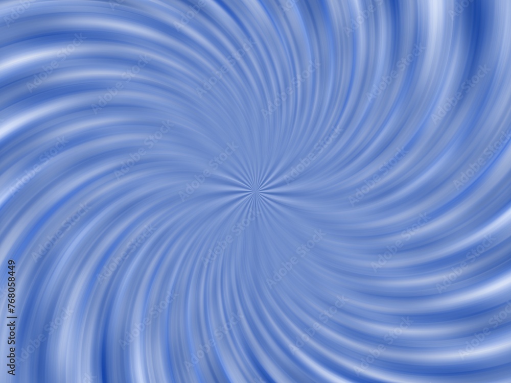 Poster background with vortex and rays with blue color - abstract graphic with effect of depth of space, mo