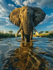 Capture the majestic beauty of wildlife in diverse sanctuaries worldwide through a wide-angle lens Show the harmony and uniqueness of each species 