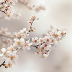 Fototapeta premium beautiful spring apple tree flowers