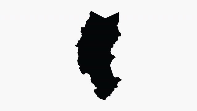 animation forming a map of Puno in peru