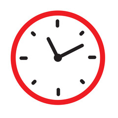 Clock icon vector. Weather icon vector illustration.