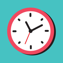 Clock icon vector. Weather icon vector illustration.