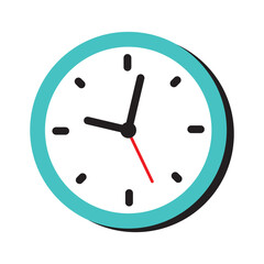 Clock icon vector. Weather icon vector illustration.