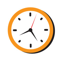 Clock icon vector. Weather icon vector illustration.