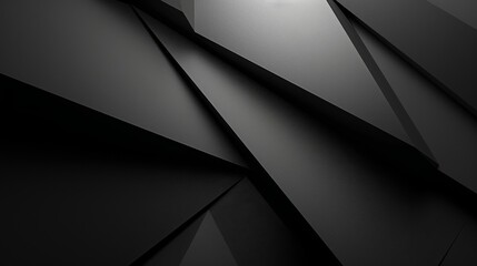Artistic angled black tile arrangement. Dynamic contrast in sharp-edged tile design. Avant-garde black tile pattern with a modern twist.