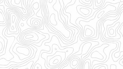 Abstract background with waves Geographic mountain relief. Abstract lines background. Contour maps. Vector illustration, Topo contour map on white background, Topographic contour lines.