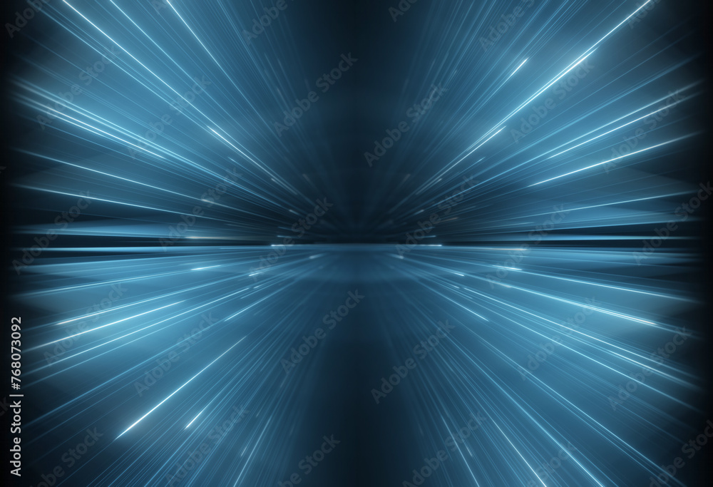 Poster futuristic tech lines converge, symbolizing the precision and efficiency of parallel computing in th