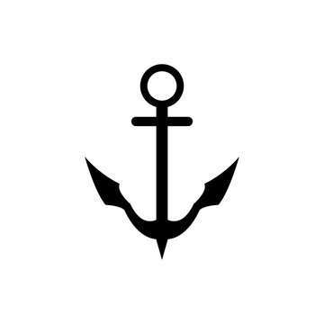 ANCHOR icon design template vector