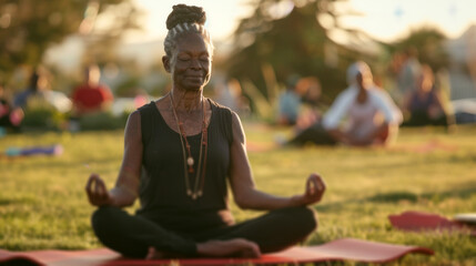person meditating