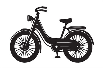 silhouettes Vector design of a bicycle