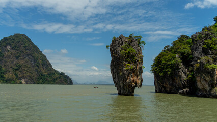 James Bond island landscape in Thailand